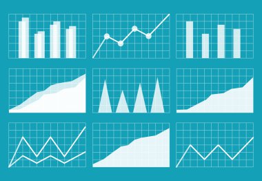 İş grafikleri de ayarla. Analiz yönetim Finans varlıklarını