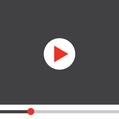 Modern video karesi. oyuncu arayüzü