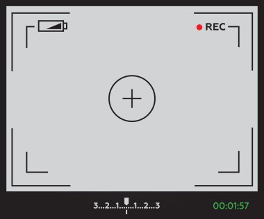 Kamera vizör vektör