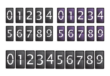 Sayım zamanlayıcı vektör