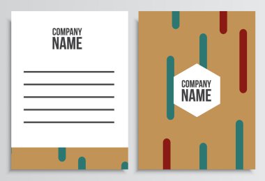 Mektup zarfı boş kapak. Kurumsal kimlik şablonu. B