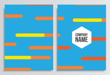 Boş kapak dergi, kitap veya broşür. Kurumsal kimlik te