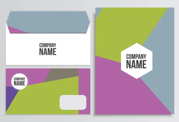 Umschlag mit leerem Einband. Corporate Identity Vorlage. Unternehmen — Stockvektor