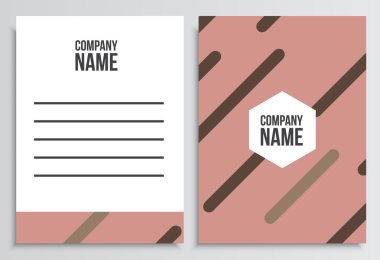 Mektup zarfı boş kapak. Kurumsal kimlik şablonu. B