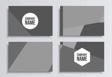 Kartvizit. Kurumsal kimlik şablonu. İş kırtasiye