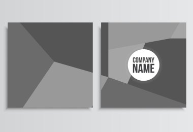 Pankartlar veya Banner. Kurumsal kimlik şablonu. İş statio