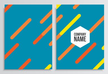 Boş kapak dergi, kitap veya broşür. Kurumsal kimlik te