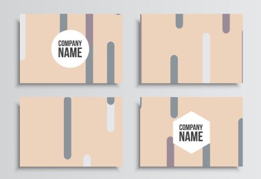 Kartvizit. Kurumsal kimlik şablonu. İş kırtasiye