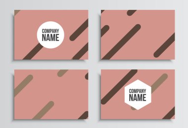 Kartvizit. Kurumsal kimlik şablonu. İş kırtasiye