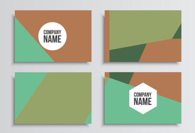 Kartvizit. Kurumsal kimlik şablonu. İş kırtasiye