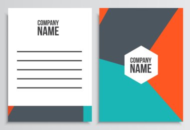 Mektup zarfı boş kapak. Kurumsal kimlik şablonu. B