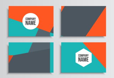 Kartvizit. Kurumsal kimlik şablonu. İş kırtasiye