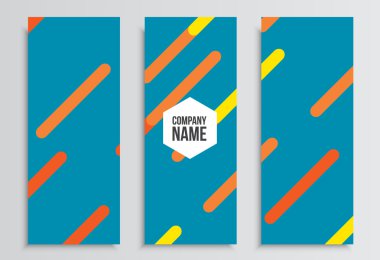 El ilanları veya Web afişi. Kurumsal kimlik şablonu. İş istatistikleri