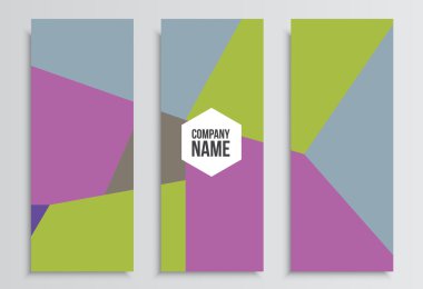 El ilanları veya Web afişi. Kurumsal kimlik şablonu. İş istatistikleri