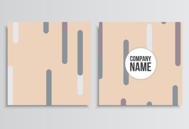 Pankartlar veya Banner. Kurumsal kimlik şablonu. İş statio