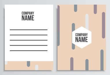 Mektup zarfı boş kapak. Kurumsal kimlik şablonu. B