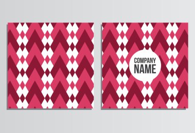 Pankartlar veya Banner. Kurumsal kimlik şablonu. İş statio