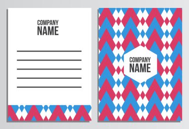 Mektup zarfı boş kapak. Kurumsal kimlik şablonu. B