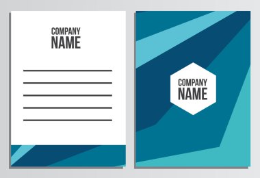 Mektup zarfı boş kapak. Kurumsal kimlik şablonu. B