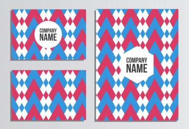 Boş kapak ile kartvizit. Kurumsal kimlik şablonu. Bu