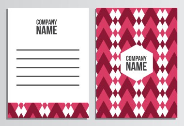 Mektup zarfı boş kapak. Kurumsal kimlik şablonu. B