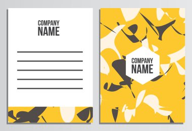 Mektup zarfı boş kapak. Kurumsal kimlik şablonu. B