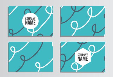 Kartvizit. Kurumsal kimlik şablonu. İş kırtasiye