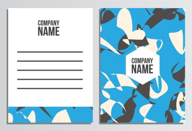 Mektup zarfı boş kapak. Kurumsal kimlik şablonu. B