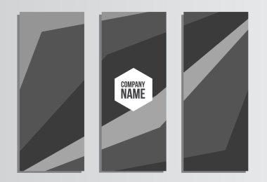 El ilanları veya Web afişi. Kurumsal kimlik şablonu. İş istatistikleri