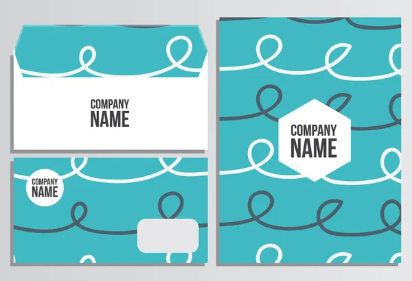 Umschlag mit leerem Einband. Corporate Identity Vorlage. Unternehmen — Stockvektor