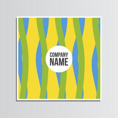 Kartpostal. Yaz olimpiyat oyunları. Brezilya'nın renkleri. Kurumsal ide