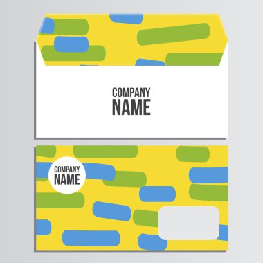 Zarf. Yaz olimpiyat oyunları. Brezilya'nın renkleri. Kurumsal ide