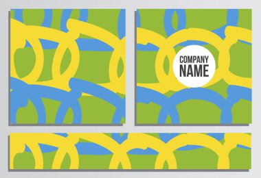 Afişlerin Web Banner ile. Yaz Olimpiyat Oyunları. Renkler, Brezilya