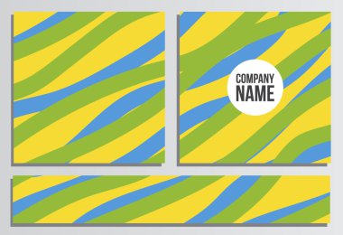 Afişlerin Web Banner ile. Yaz Olimpiyat Oyunları. Renkler, Brezilya