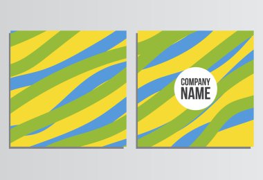 Pankartlar veya Banner. Yaz olimpiyat oyunları. Brezilya'nın renkleri. Corp