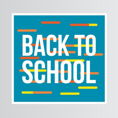 Geri Tasarım Okulu. Vektör illustratio