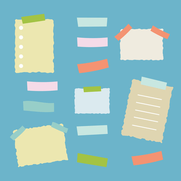 Paper sheet design, vector illustration