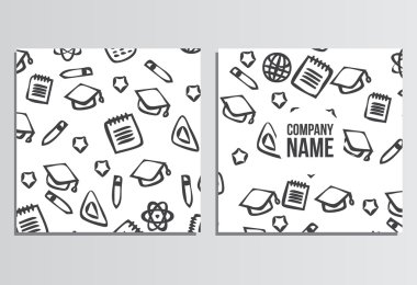 Posterlerini açmaları, Banner. Geri okul arka plan için. Şablon w marka