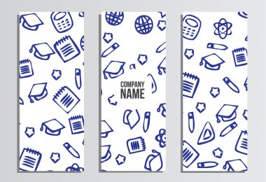 El ilanları, Web afiş. Geri okul arka plan için. Marka şablonu