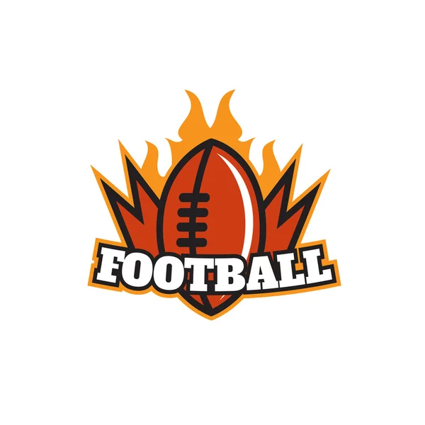 Современный профессиональный логотип для футбола — стоковый вектор