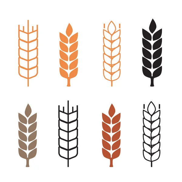 小麦的耳朵符号 — 图库矢量图片