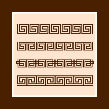 Vektör Yunan süsleme.