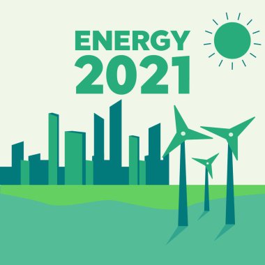 Akıllı sistem elemanları. Enerji ve elektrik, güneş paneli. Eko enerji vektörü ayarlandı