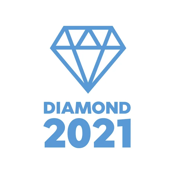 Набір Піктограм Діамантів Діамантовий Контур Векторний Знак — стоковий вектор