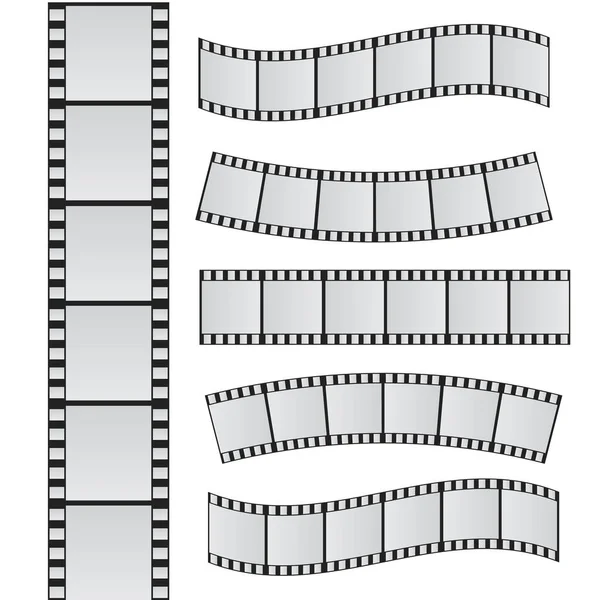 Cadre Film Diapositive Bobine Film Rouleau 35Mm Vecteur — Image vectorielle