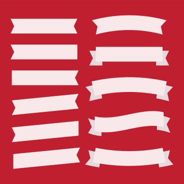 Vektör kurdeleleri izole edildi. Sancak kurdele vektörü ayarlandı