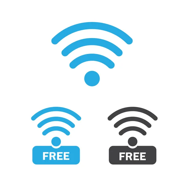 Drahtlose Und Wifi Symbole Wireless Network Symbol Wifi Symbol Wireless — Stockvektor