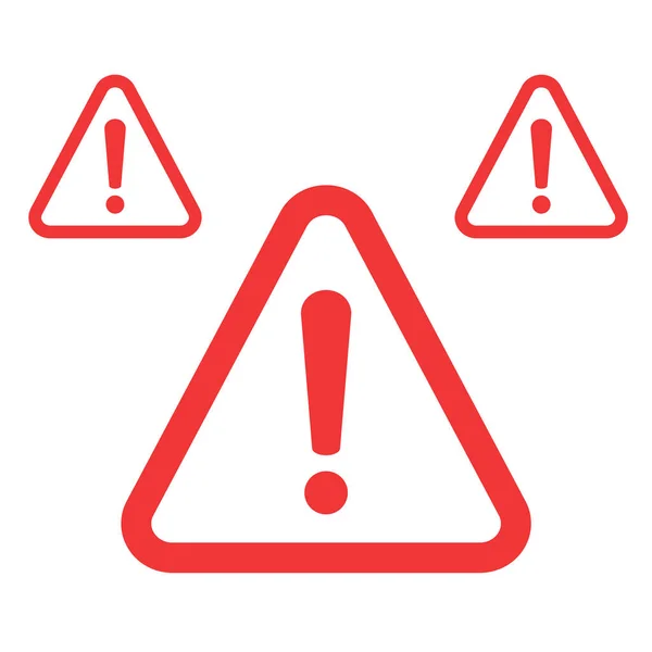 Attention Icon Danger Symbol Alert Icon — Stock Vector