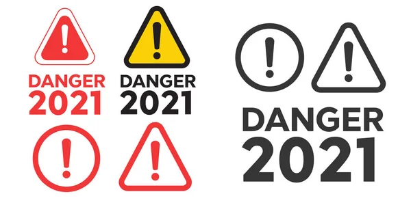 Дизайн Знаку Небезпеки Піктограма Помилки Обережності — стоковий вектор