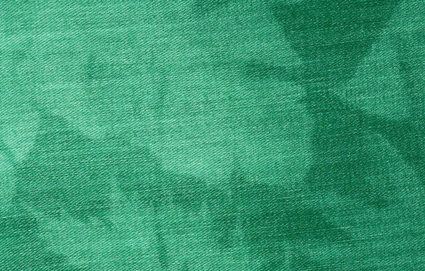 Textura de tecido azul denim verde . — Fotografia de Stock